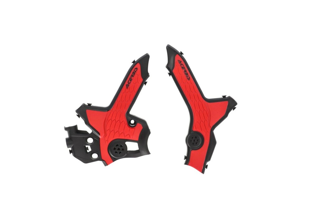 ACERBIS X-GRIP FRAME GUARD BLACK/RED HON