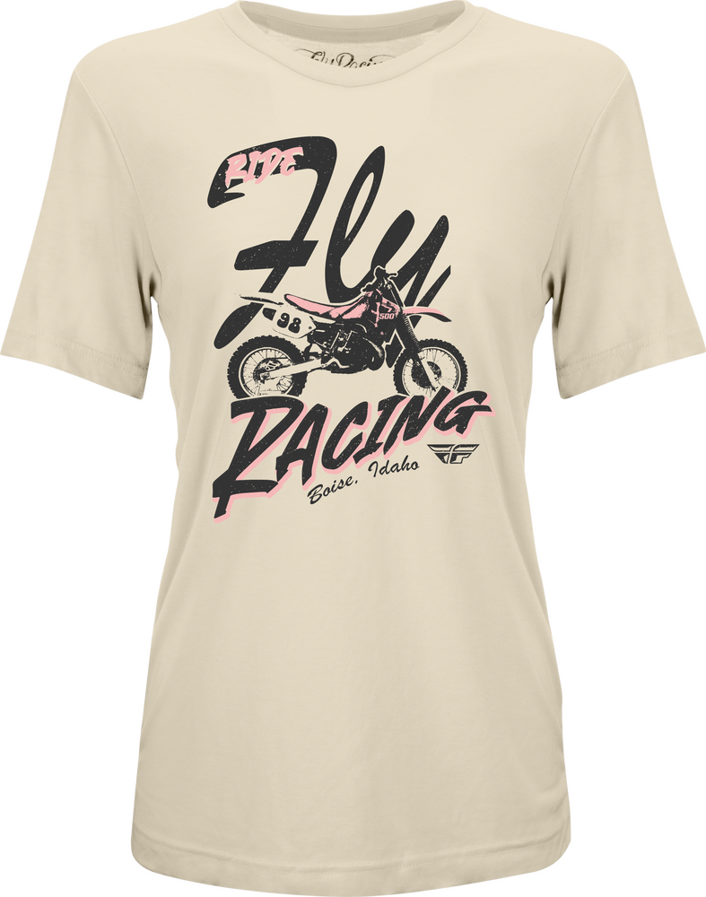 FLY RACING FLY WOMEN'S VINTAGE TEE BONE LG