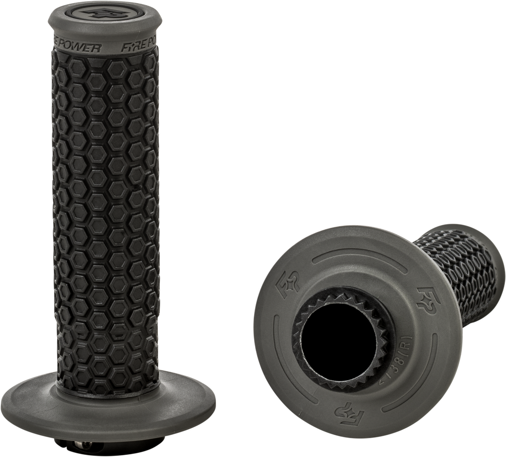 PILOT MX LOCK-ON GRIPS BLACK/GRAY