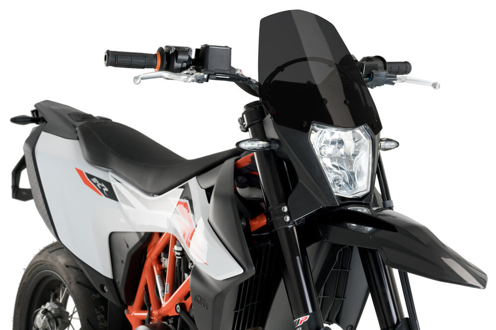 PUIG WINDSCREEN NAKED NEW GEN SPORT DARK SMOKE KTM