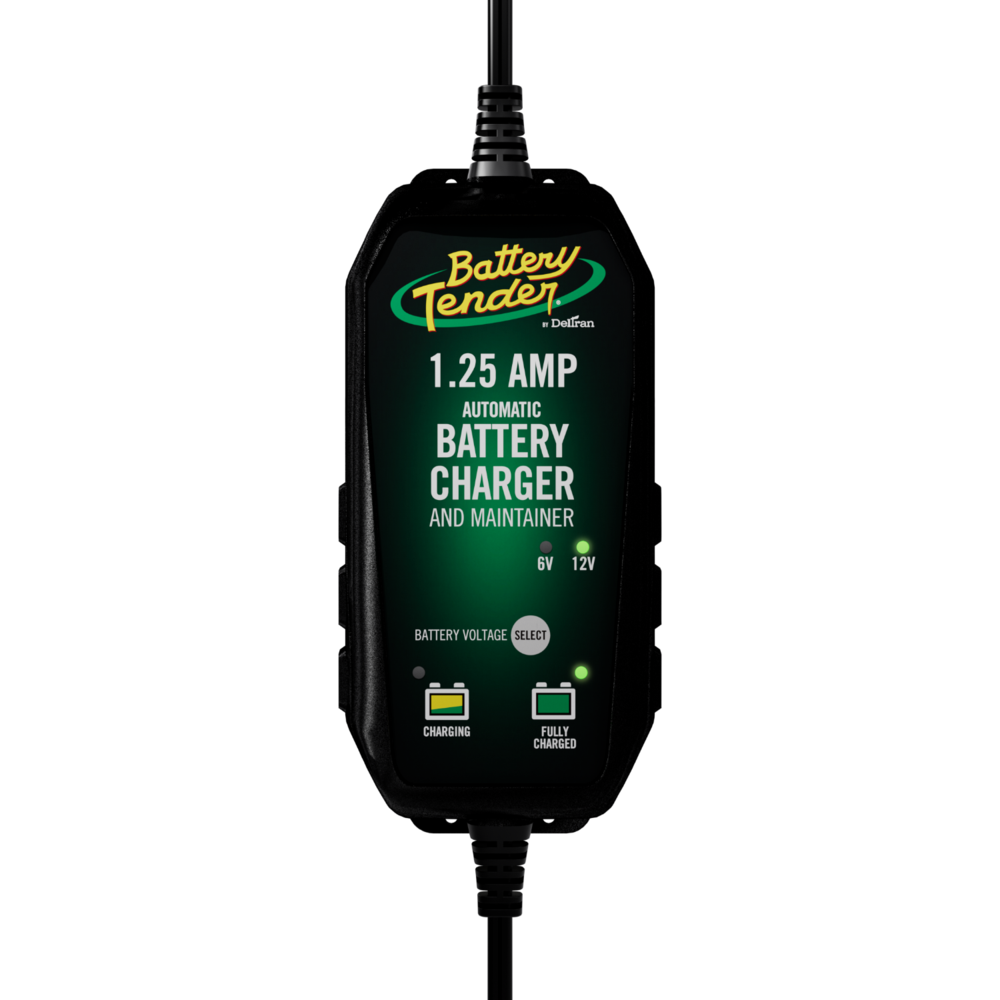 BATTERY TENDER SELECTABLE 1.25 AMP CHARGER 6/12 VOLT