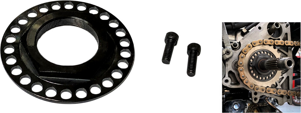 HARDDRIVE SPROCKET LOCK NUT KIT `93-UP XL `93-06 BT