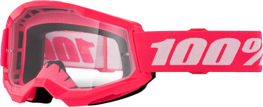 STRATA 2 JUNIOR GOGGLE PINK CLEAR LENS