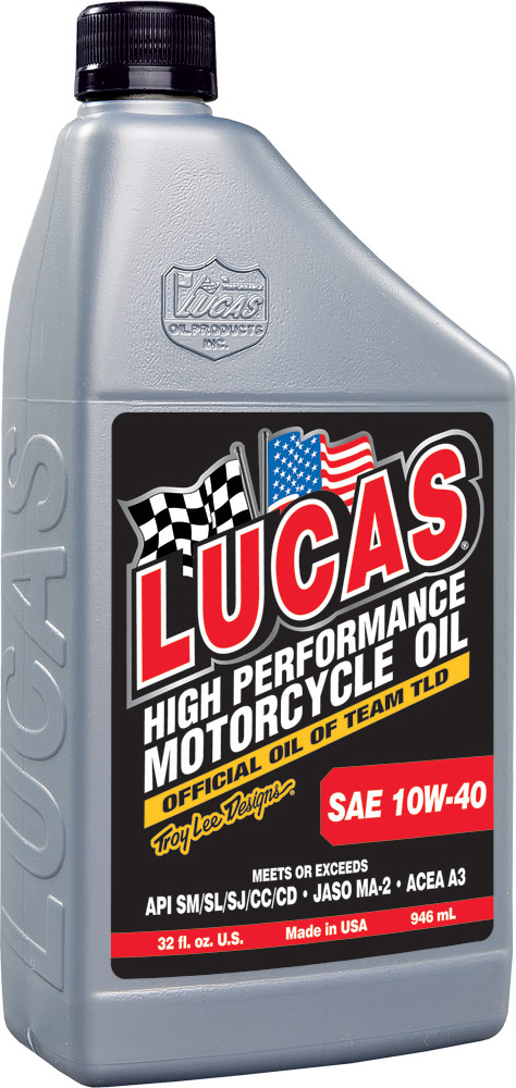 LUCAS HIGH PERFORMANCE OIL 10W-40 QT