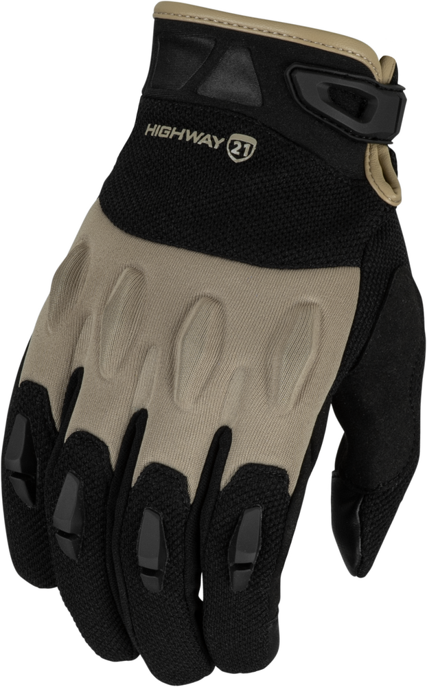 Highway 21 Fury Gloves — Black/Sand