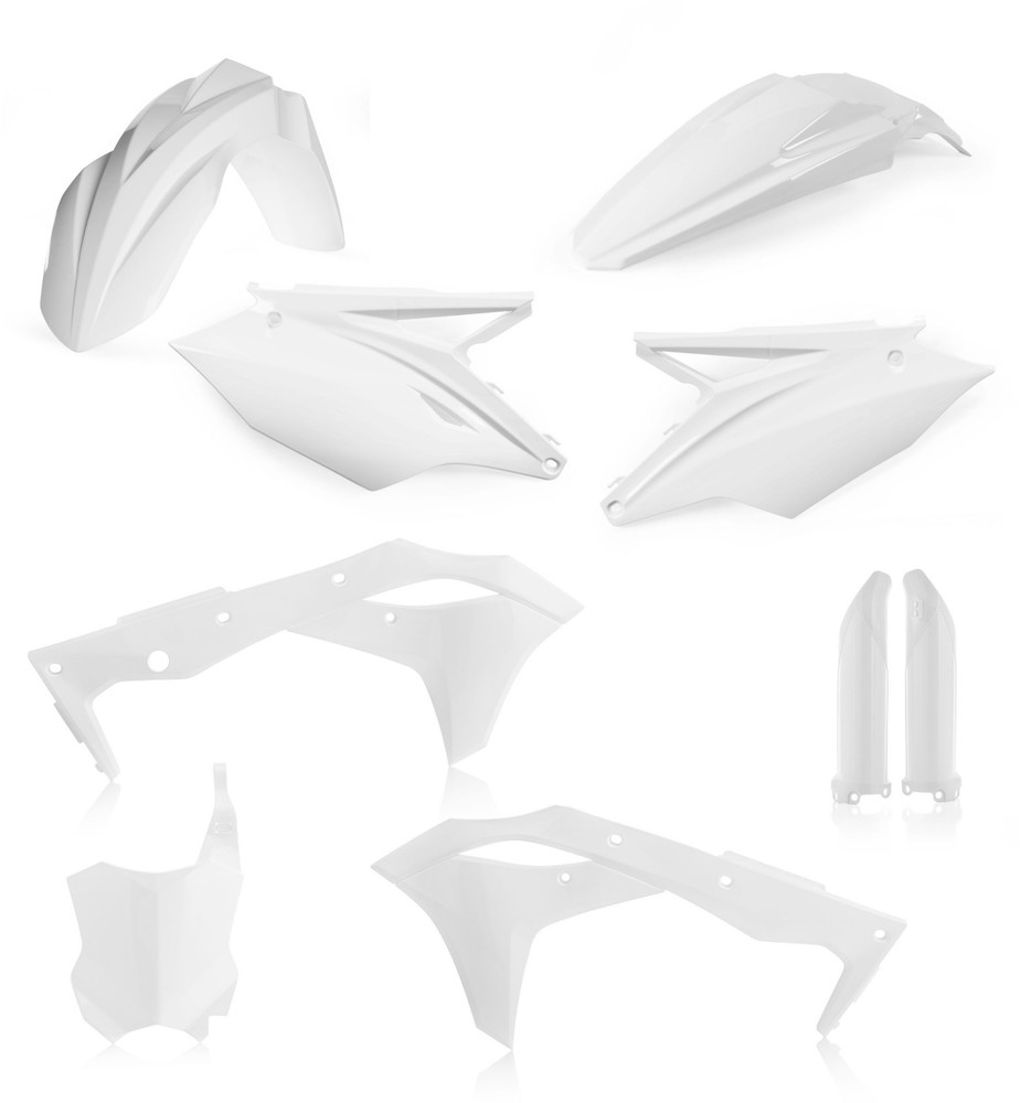ACERBIS FULL PLASTIC KIT WHITE