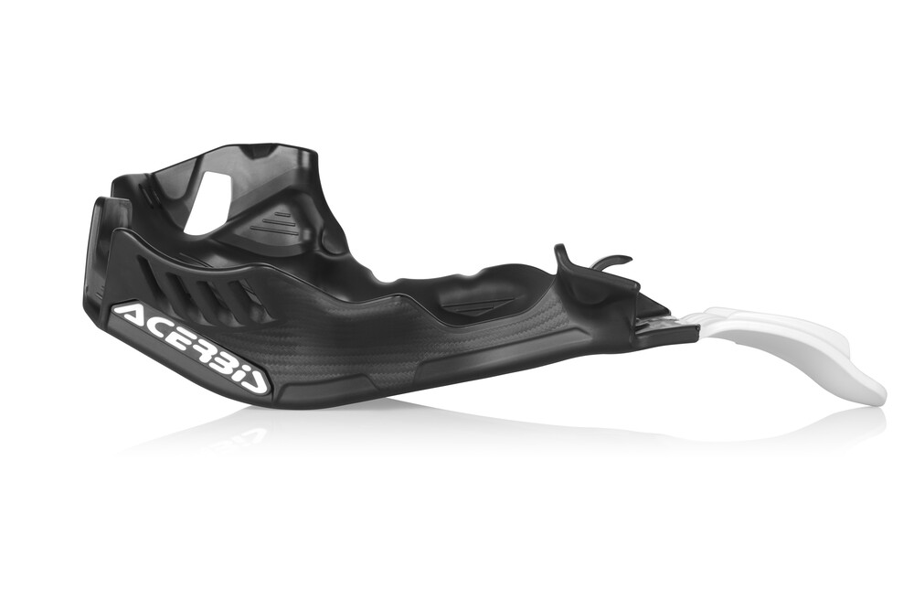 ACERBIS SKID PLATE W/LINKAGE GUARD BLACK/WHITE