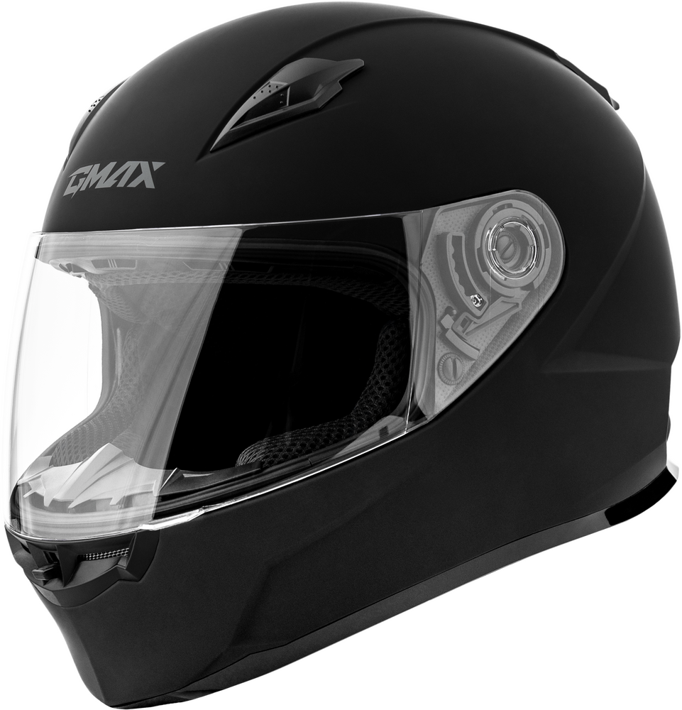 Gmax FF-49 Solid Helmets (2026) — Matte Black