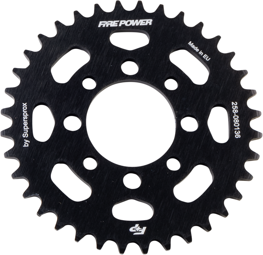 FIRE POWER REAR SPROCKET ALUMINUM 36T BLK