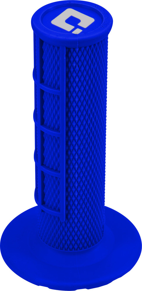 ODI HALF WAFFLE LOCK-ON GRIP BLUE