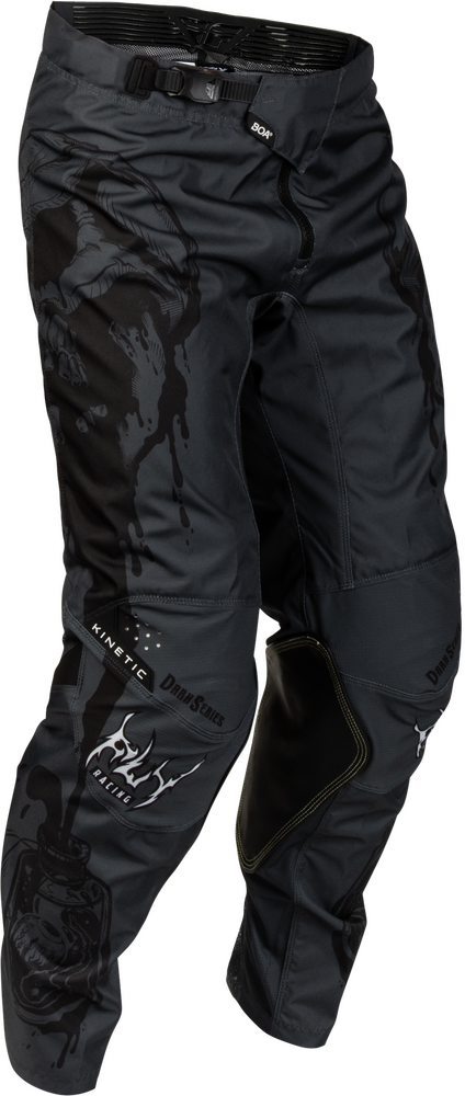 Fly Racing Kinetic Dark Series Pants (2027) — Grey/Black