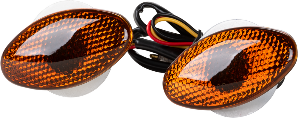 FIRE POWER CAT EYE SIDE MARKER LIGHT SET SMOKE