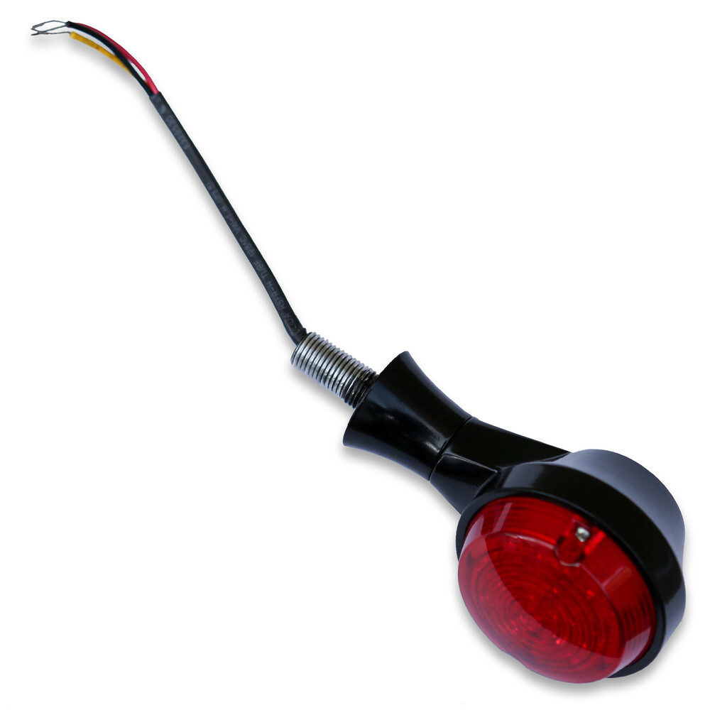 BURLY BRAND LED TURN SIGNAL RED UNIV BLACK PR