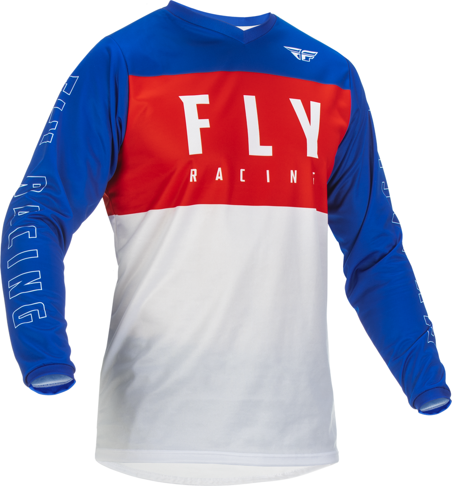 F-16 JERSEY RED/WHITE/BLUE LG