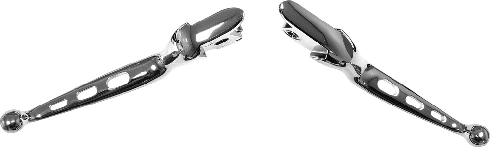 HARDDRIVE 3-HOLE LEVER SET CHROME FLH/FLT 14-16
