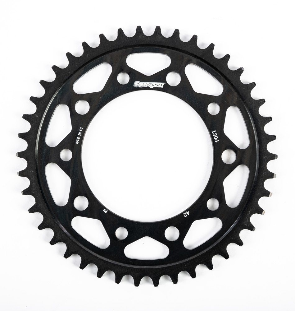 REAR EDGE SPROCKET STEEL 42T-525 BLK HON/YAM