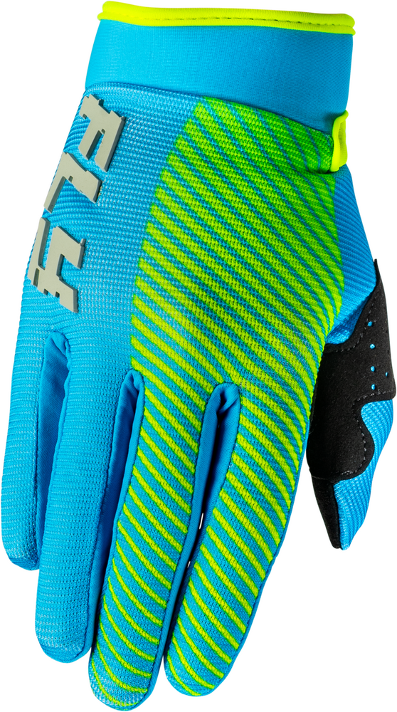 Fly Racing F-16 Youth Gloves (2026) — Blue/Hi-Vis