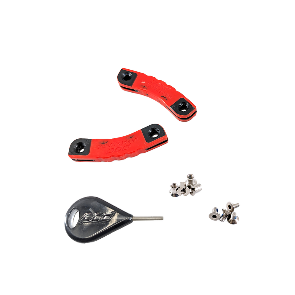 POD KX 3.0 HINGE LIGAMENT SET RED/BLACK