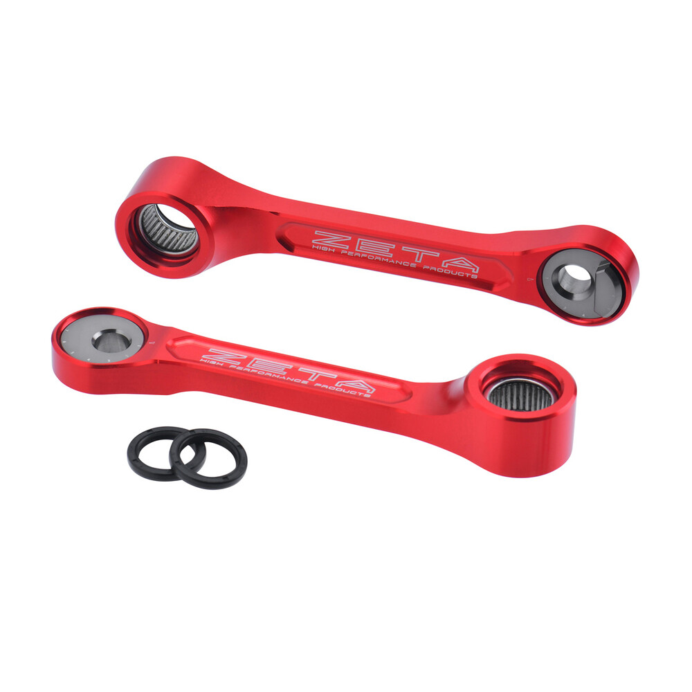 Zeta Adjustable Lowering Link Hon Red