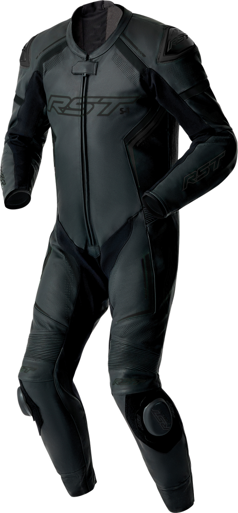 RST S1 D3O Suit Black Leather MD