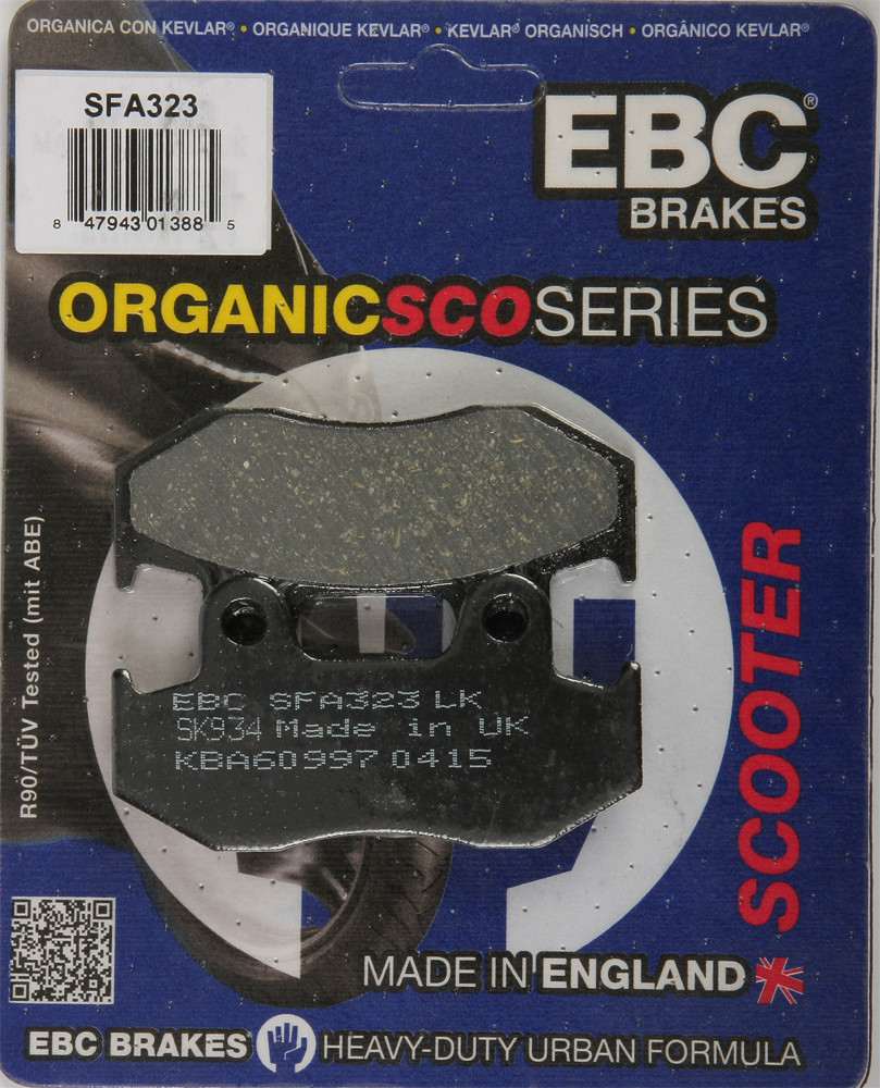 EBC BRAKE PADS SFA323 ORGANIC