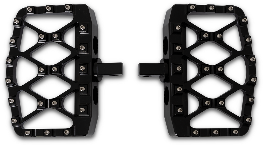 Burly Brand MX-Evolution Mini Floorboards XL Dyna Touring Passenger