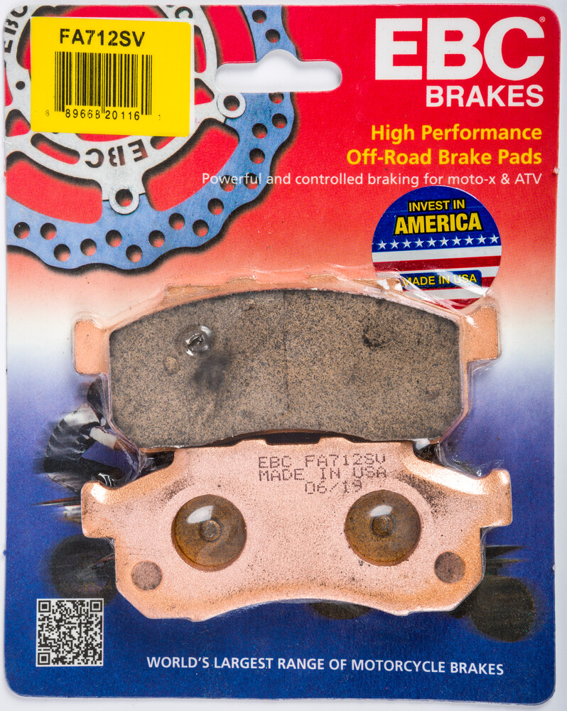 EBC BRAKE PADS FA712SV SEVERE DUTY SV SERIES