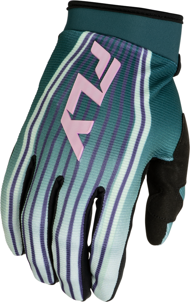 Fly Racing F-16 Lift Gloves (2027) — Green/Purple/Pink
