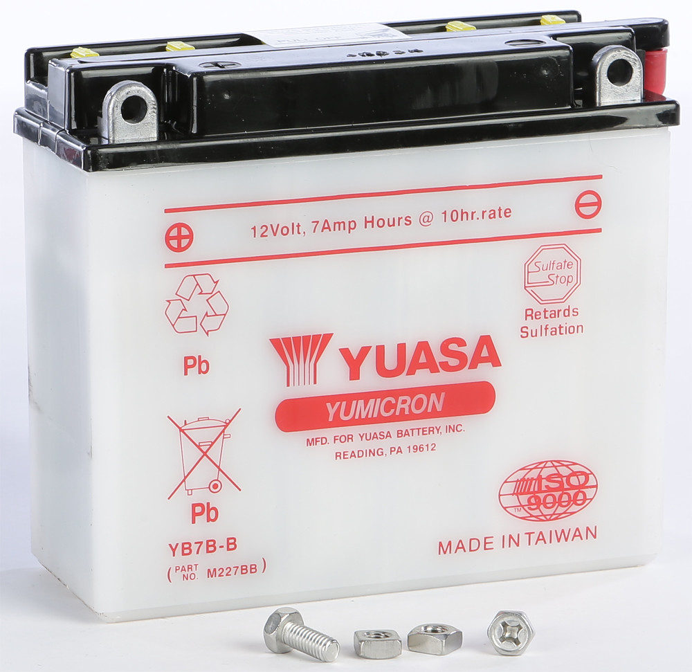 YUASA BATTERY YB7B-B CONVENTIONAL