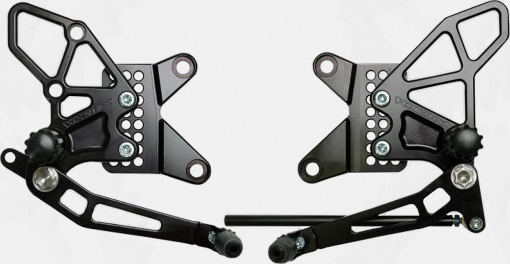 REAR SET COMPLETE BLK KAW