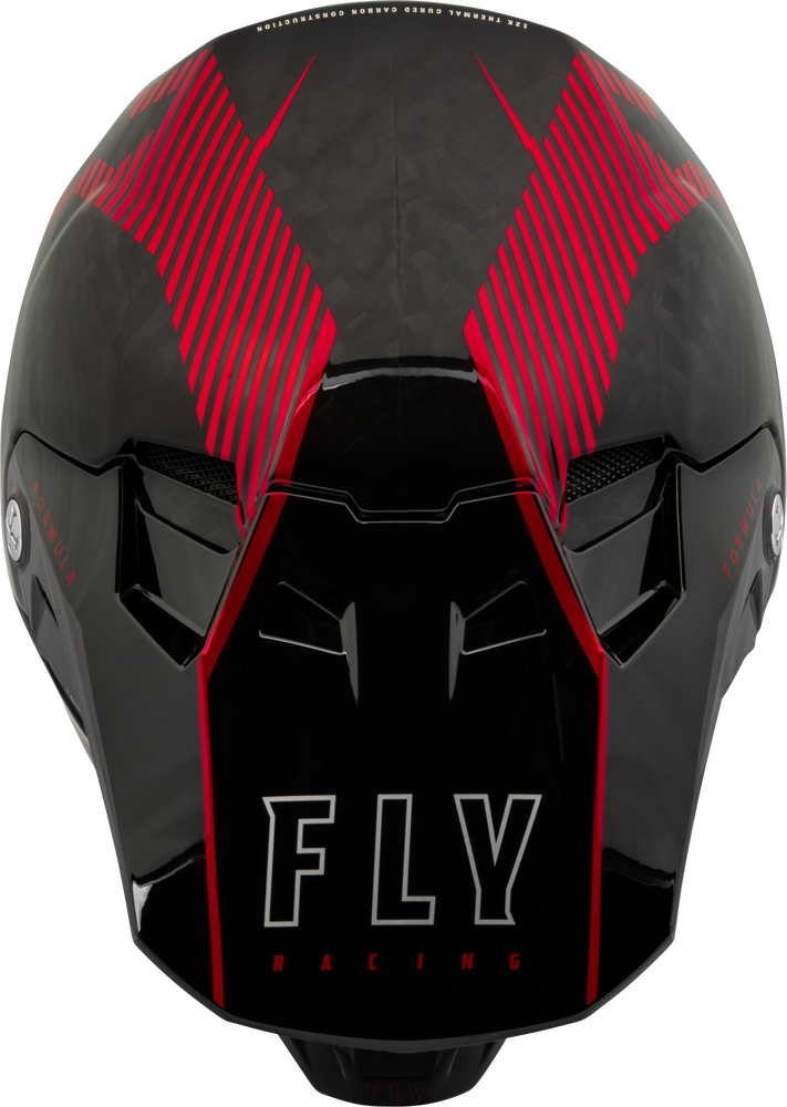 FLY RACING FORMULA CARBON TRACER HELMET RED/BLACK SM