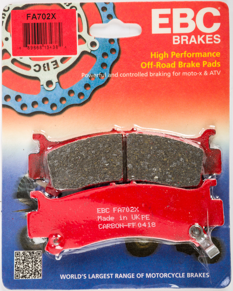 EBC BRAKE PADS FA702X CARBON X SERIES