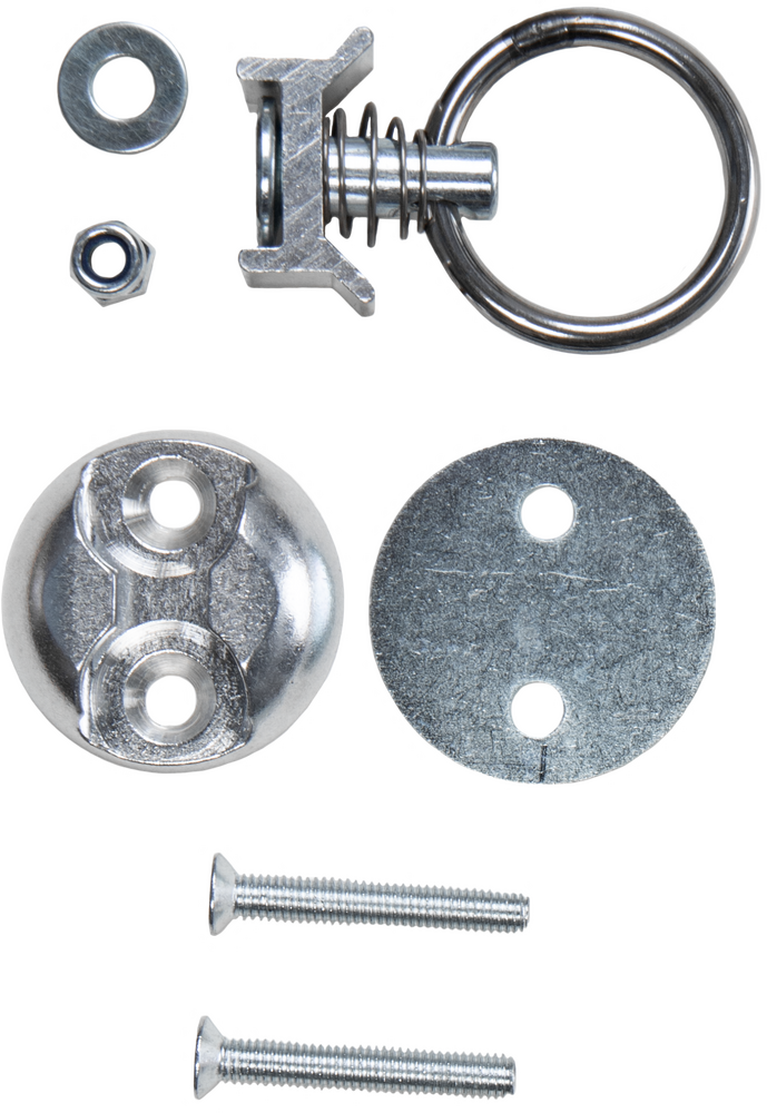 Fire Power L-Track Anchor Mount Removable 1.25" Eyelet 1/PK