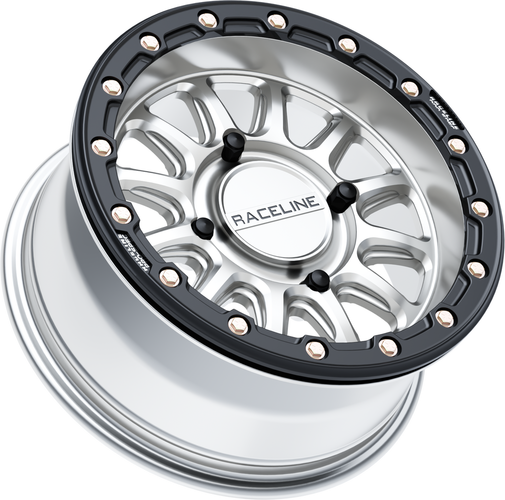 RACELINE ALPHA HYPER WHEEL 4/137 HYPER SILVER/BLK 15X7 (+10MM)