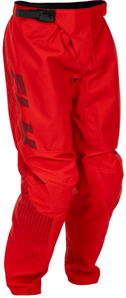 Fly Racing 2026 F-16 Youth Pants — Red