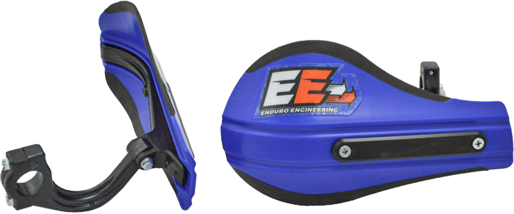 ENDURO ENGINEERING COMPOSITE MNT ROOST DEFLECTORS BLUE W/MOUNTING HARDWARE