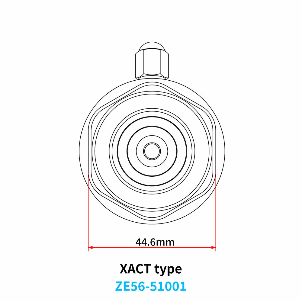 ZETA WP SHOCK GAS VALVE XACT SHOCK