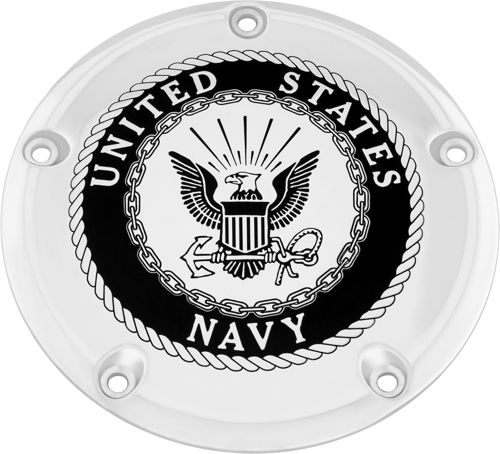 7   M8 FLT/FLH DERBY COVER NAVY CHROME