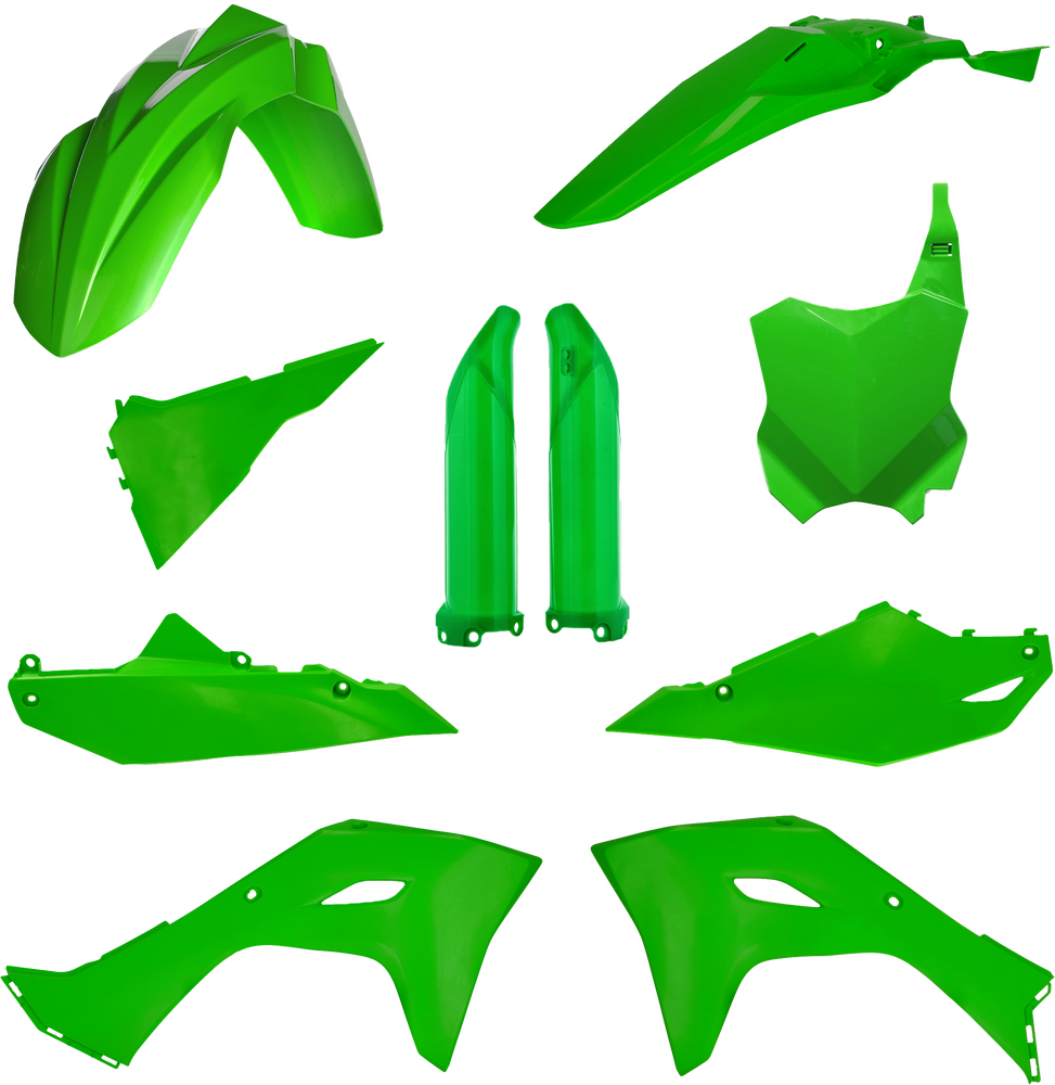 FULL PLASTIC KIT KAW ORIGINAL `24 GREEN