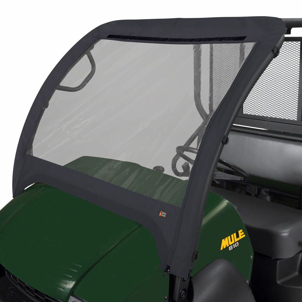 CLASSIC ACC. UTV WINDSHIELD KAW BLACK