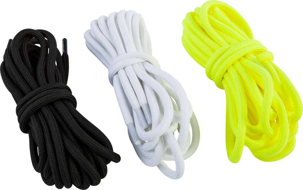 FLY RACING MARKER BOOT LACES BLACK/HI-VIS/WHITE 3/PR