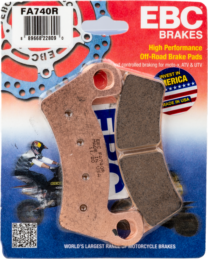 EBC BRAKE PADS FA740R SINTERED R SERIES