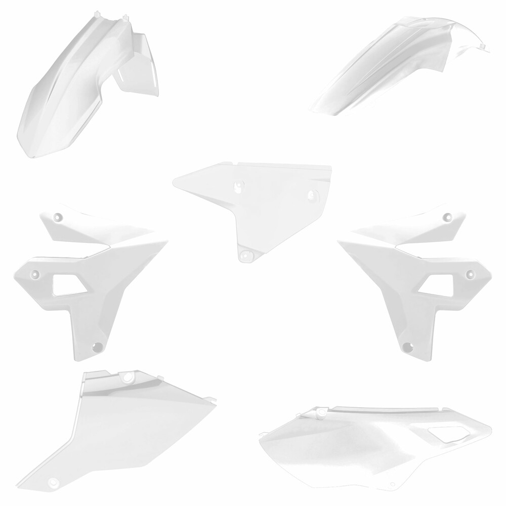 POLISPORT FULL PLASTIC KIT SUZUKI DR400 WHITE
