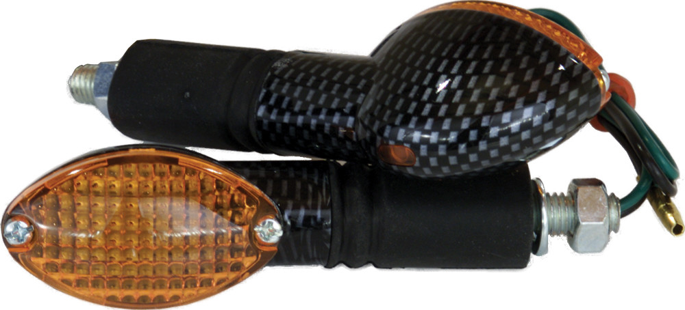 FIRE POWER CAT EYE MARKER LIGHT SET CARBON