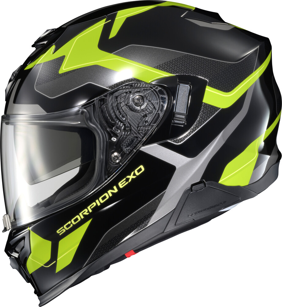 EXO-T520 FULL FACE HELMET ZUSE BLACK/HI-VIZ 2X