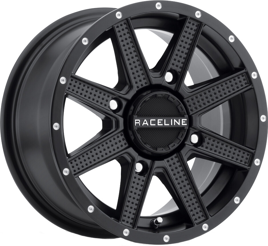 RACELINE HOSTAGE WHEEL 14X7 4/110 2+5 (-47MM) BLACK