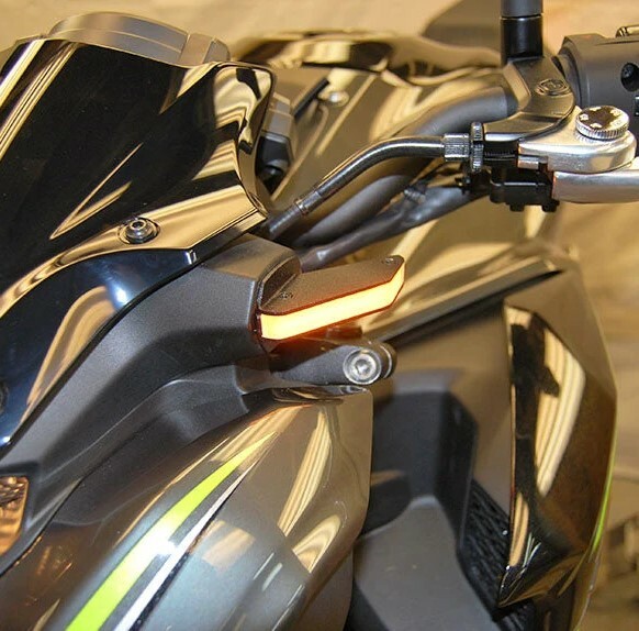 NEW RAGE CYCLES FRONT LED TURN SIGNALS KAW