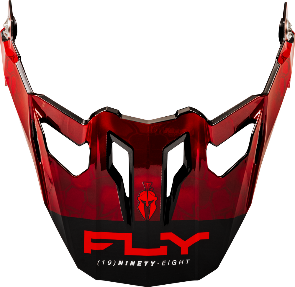 Fly Racing Trekker Kryptek Conceal Visor (2024) — Red/Black
