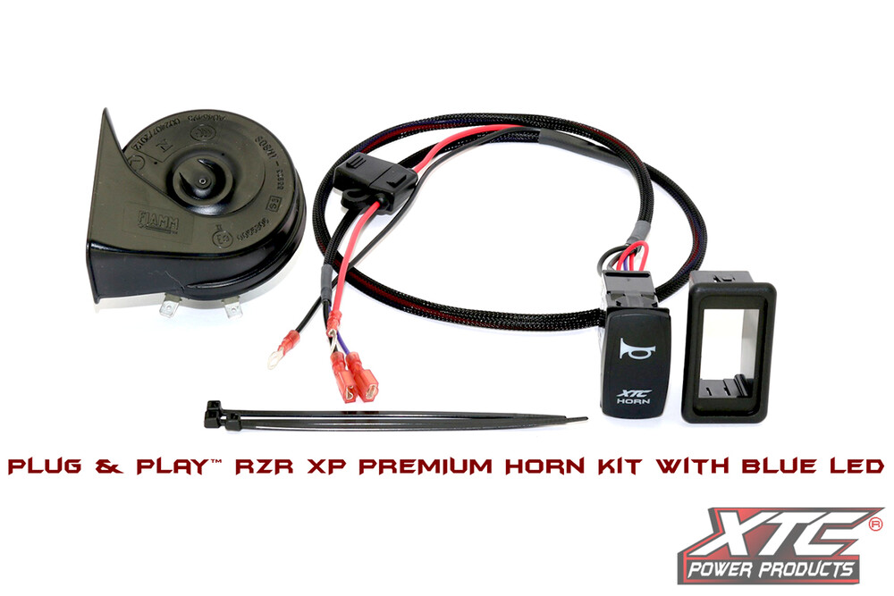 XTC Power Products Plug-N-Play Horn Kit Polaris RZR 900 / 1000 / Turbo S / XP 2014-2021