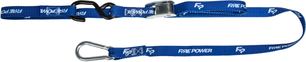 Fire Power 1" Tie-Down Soft-Tie Blue 2/Pk